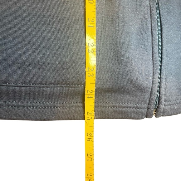 Breckenridge Petite Blue Snowman Button Front Cardigan Large Winter Holiday Warm - Picture 11 of 11